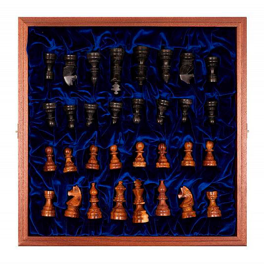 Шахматы из камня "Американские" - артикул: 209807 | Мосподарок 