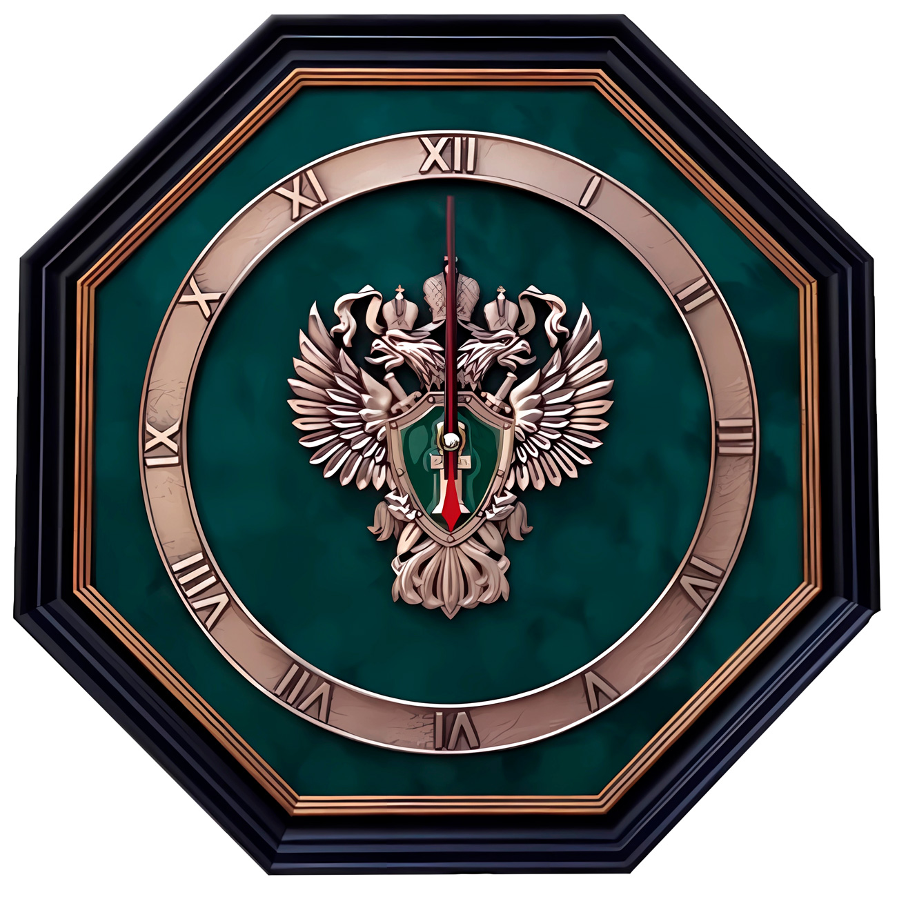 Настенные часы "Герб Прокуратуры РФ" - артикул: GP0005 | Мосподарок 
