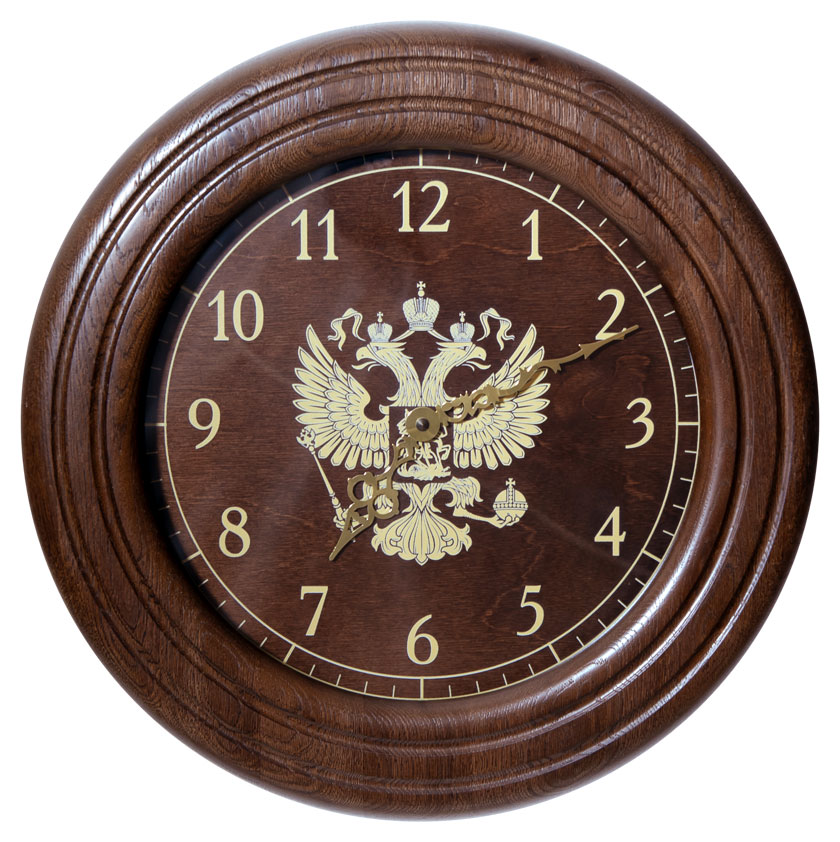 Настенные часы "Герб России" - артикул: 10BM01 | Мосподарок 