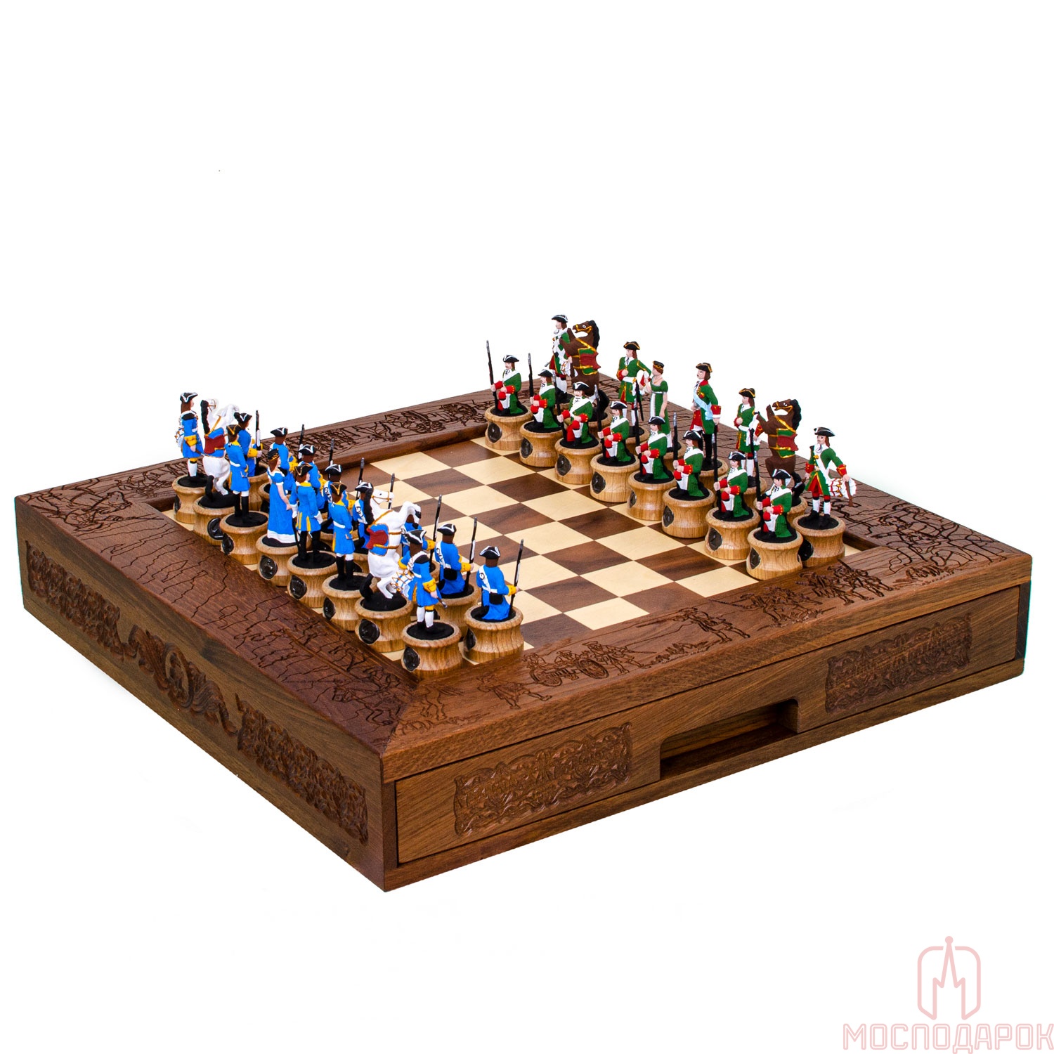 Шахматы "Полтавское сражение" - артикул: RTS50X | Мосподарок 