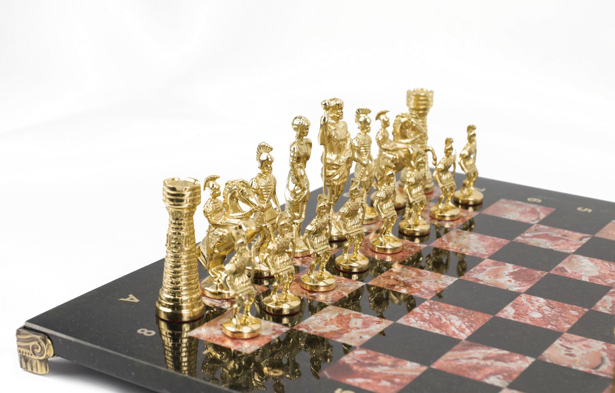 Шахматы "Римляне" (бронза креноид) - артикул: 017811 | Мосподарок 