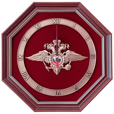 Настенные часы "Герб Министерства внутренних дел РФ"
