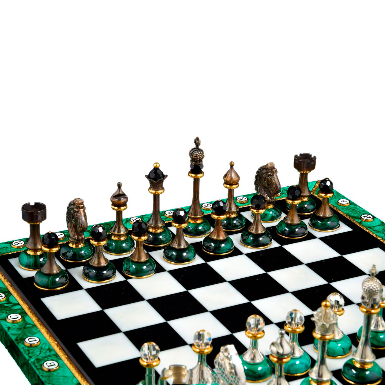 Шахматы "Малахит" - артикул: V14280 | Мосподарок 