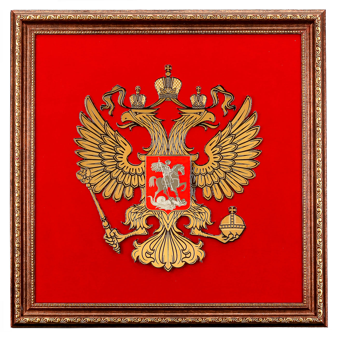 Панно "Герб России" Златоуст - артикул: 330006 | Мосподарок 