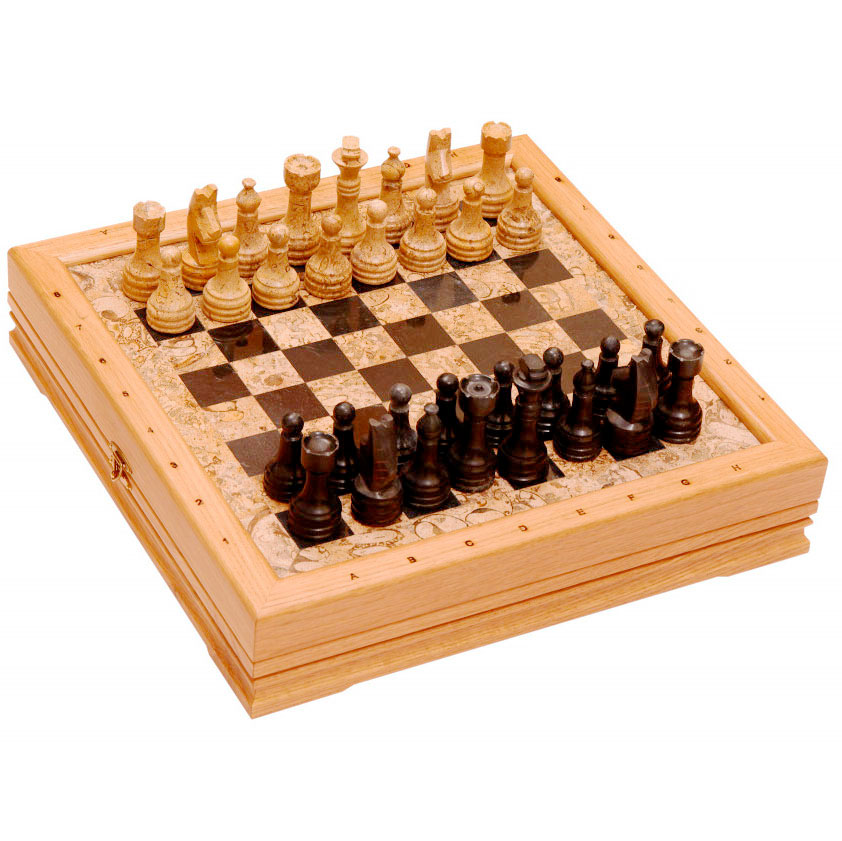 Шахматы каменные "Классика" малые - артикул: 205387 | Мосподарок 