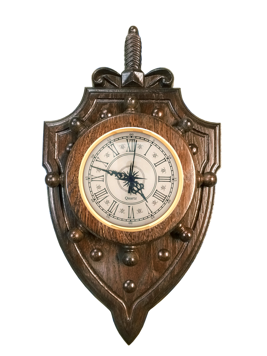 Часы настенные «Щит» - артикул: 10ЧН02 | Мосподарок 