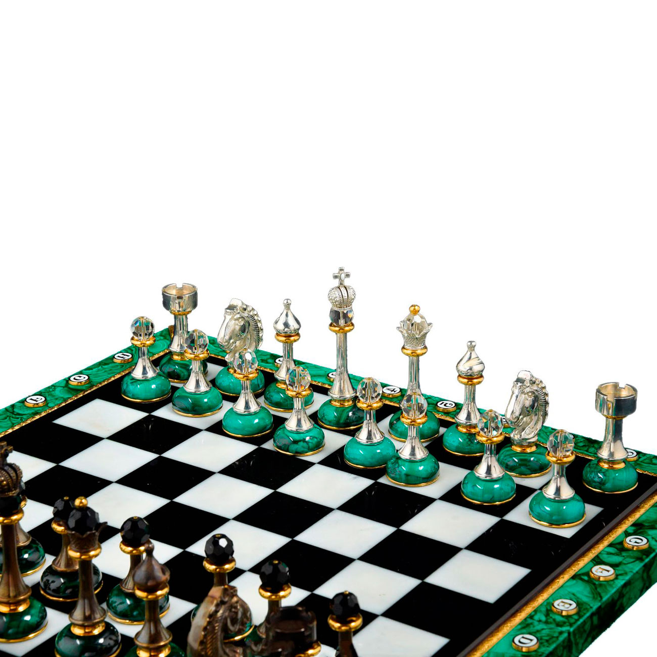 Шахматы "Малахит" - артикул: V14280 | Мосподарок 