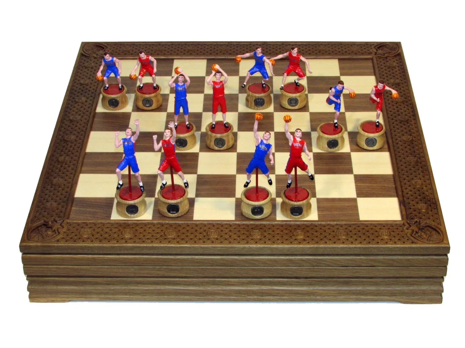 Подарочные шахматы «Баскетбол - ЦСКА» - артикул: 120-59.CSKA | Мосподарок 