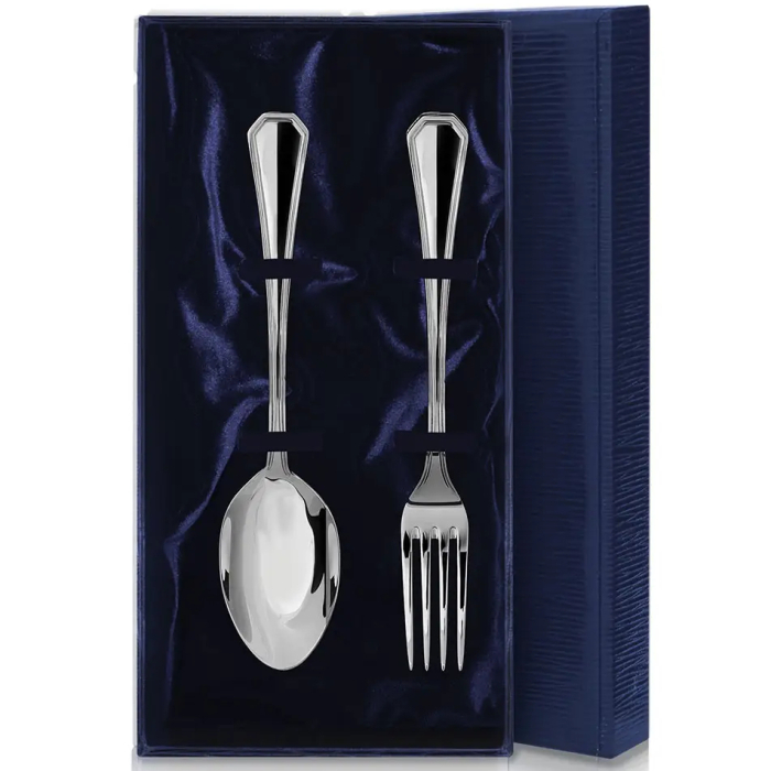 Набор из 2 столовых серебряных приборов "Элегант": вилка и ложка - артикул: AK01236 - стоимость: 50 000 руб. Набор из 2 столовых серебряных приборов "Элегант": вилка и ложка - артикул: AK01236 | Мосподарок