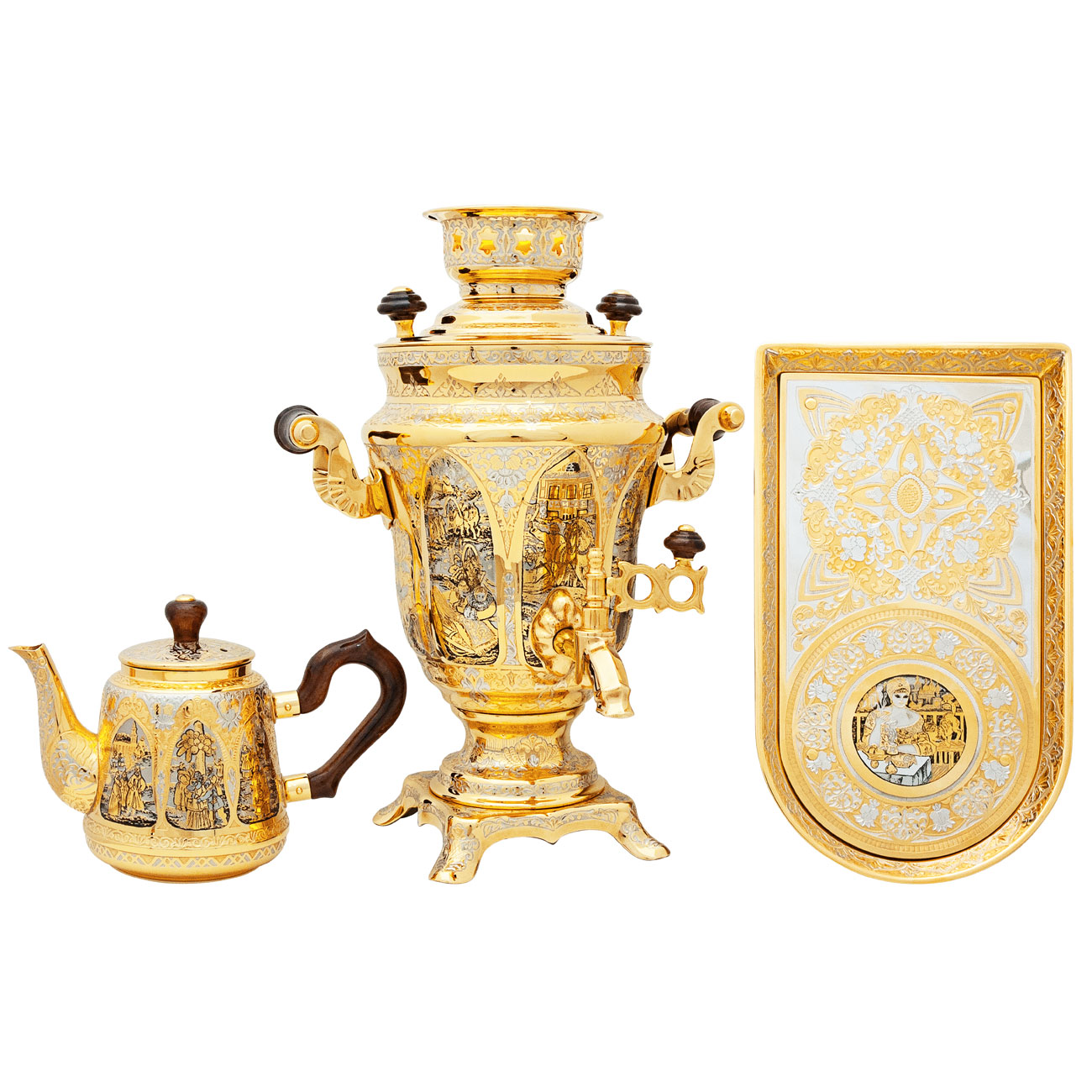 Набор для чая "Русское чаепитие" Златоуст - артикул: 301450 | Мосподарок 