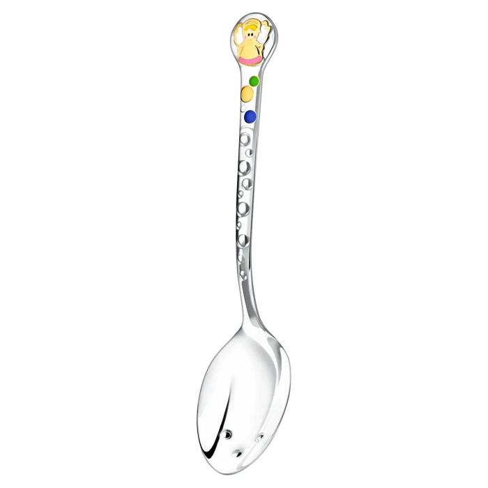 Набор детский DODO из серебра "Ангел": кружка, ложка с позолотой и с эмалью, на 1 персону - артикул: AK01857 - стоимость: 32 700 руб. Набор детский DODO из серебра "Ангел": кружка, ложка с позолотой и с эмалью, на 1 персону - артикул: AK01857 | Мосподарок