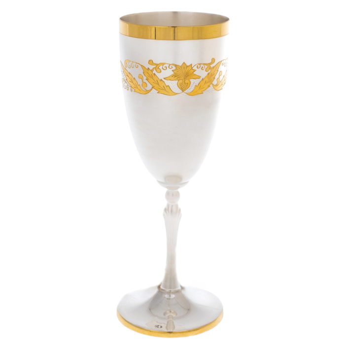 Бокал серебряный "Версаль" с позолотой, №50 - артикул: AK01134 | Мосподарок 