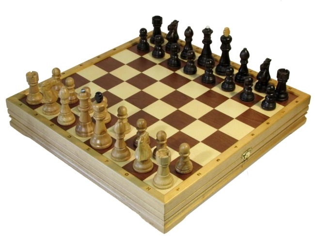 Шахматы "Стандарт" из дерева утяжеленные