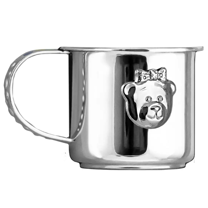 Набор серебряный для малышей DODO "Мишка - малышка": кружка, ложка, погремушка с позолотой и с эмалью, на 1 персону - артикул: AK01568 - стоимость: 46 700 руб. Набор серебряный для малышей DODO "Мишка - малышка": кружка, ложка, погремушка с позолотой и с эмалью, на 1 персону - артикул: AK01568 | Мосподарок