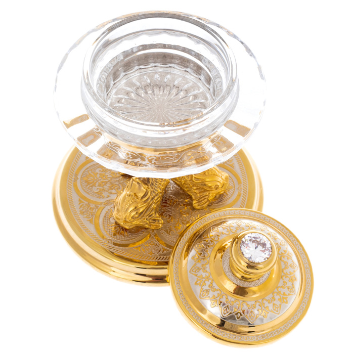 Икорница "На трех китах" Златоуст - артикул: 301283 | Мосподарок 