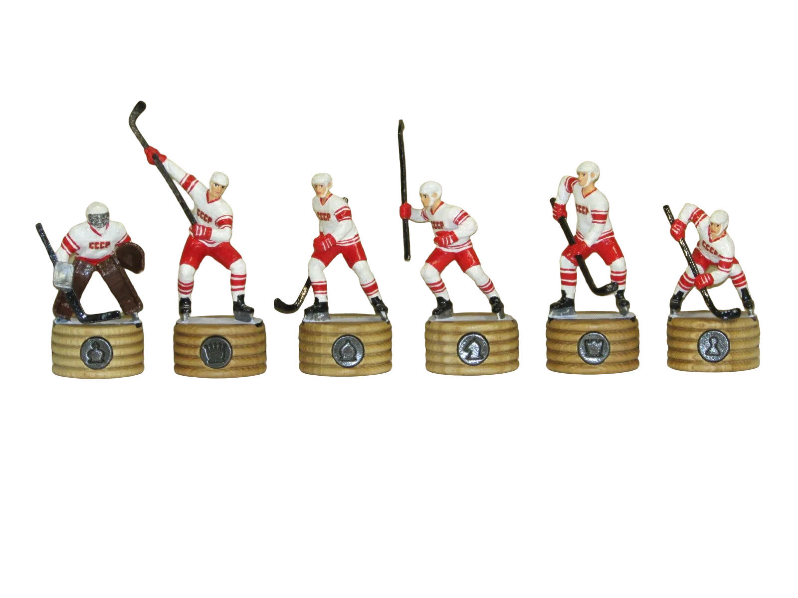 Шахматы «Хоккей - Золотая серия КАНАДА-СССР» - артикул: 120-58.USSR | Мосподарок 