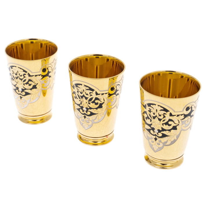 Набор для водки "Рысь" с ножом, на 3 персоны, Златоуст - артикул: 301532 | Мосподарок 