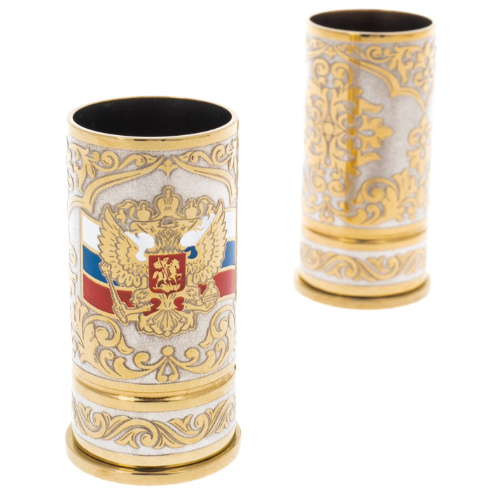 Набор для водки "Россия" на 2 персоны, Златоуст - артикул: 301338 | Мосподарок 