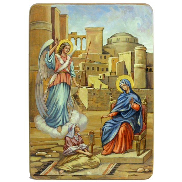 Живописная икона "Благовещение Пресвятой Богородицы" - артикул: 810900 | Мосподарок 