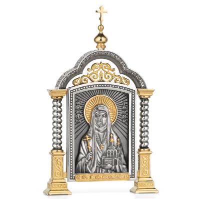Парадная серебряная икона «Святая Елизавета»