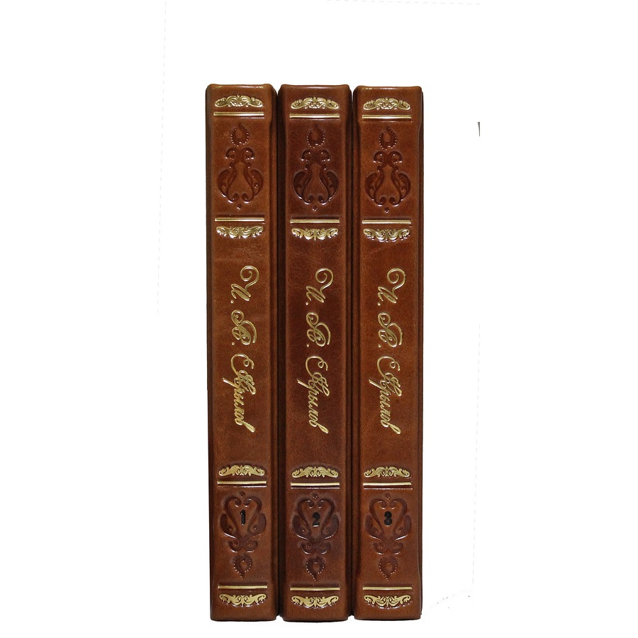 Подарочное издание в 3-х томах «Собрание сочинений» Крылов И.А. - артикул: 121101 | Мосподарок 