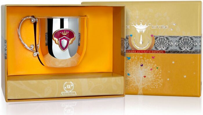 Детская серебряная кружка КД "Принцесса" на 1 персону - артикул: AK01168 - стоимость: 32 700 руб. Детская серебряная кружка КД "Принцесса" на 1 персону - артикул: AK01168 | Мосподарок