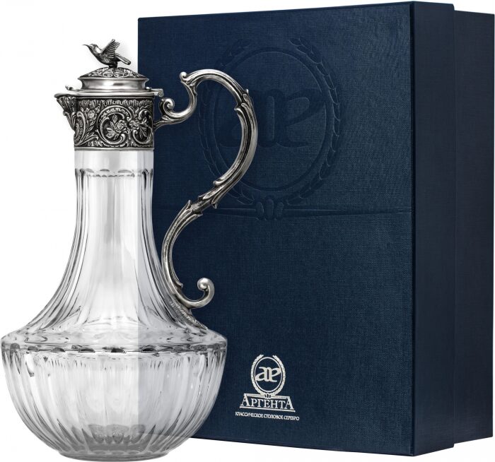 Серебряный кувшин "Птица" - артикул: AK01525 - стоимость: 208 600 руб. Серебряный кувшин "Птица" - артикул: AK01525 | Мосподарок