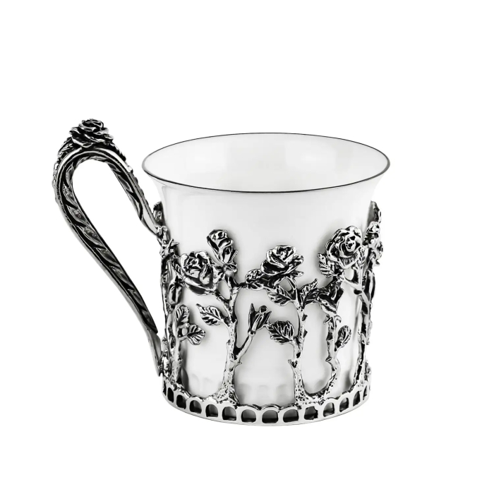 Набор кофейных чашек "Розалия": ложка, чашка, на 2 персоны - артикул: AK01841 - стоимость: 79 700 руб. Набор кофейных чашек "Розалия": ложка, чашка, на 2 персоны - артикул: AK01841 | Мосподарок