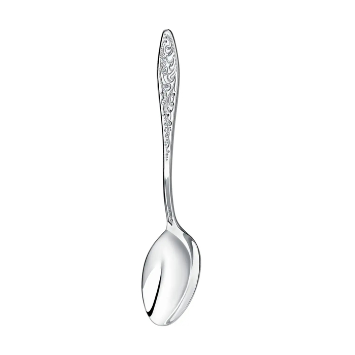 Набор серебряный десертный "Морозко" 12 предметов, на 6 персон, в футляре - артикул: AK01753 | Мосподарок 