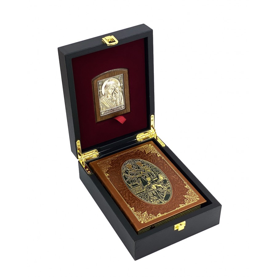 Подарочный набор с иконой "Притчи" - артикул: 121234 - стоимость: 24 000 руб. Подарочный набор с иконой "Притчи" - артикул: 121234 | Мосподарок