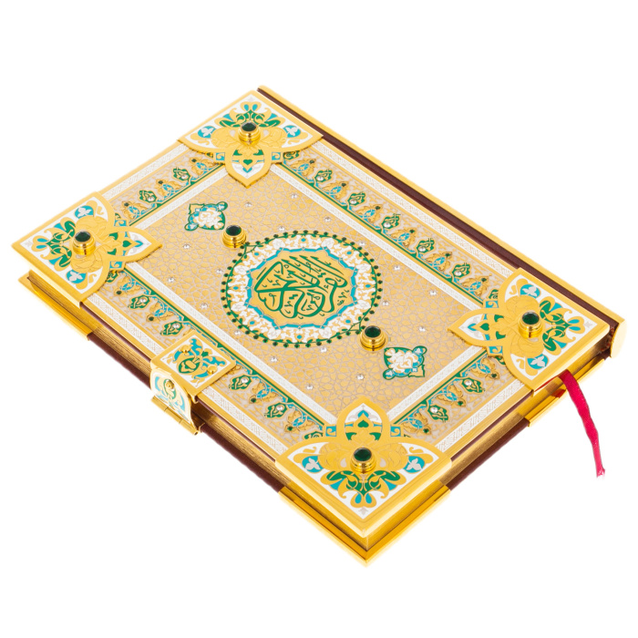Коран "Ислам" на арабском языке, с фианитами и эмалями, Златоуст - артикул: 301285 | Мосподарок 