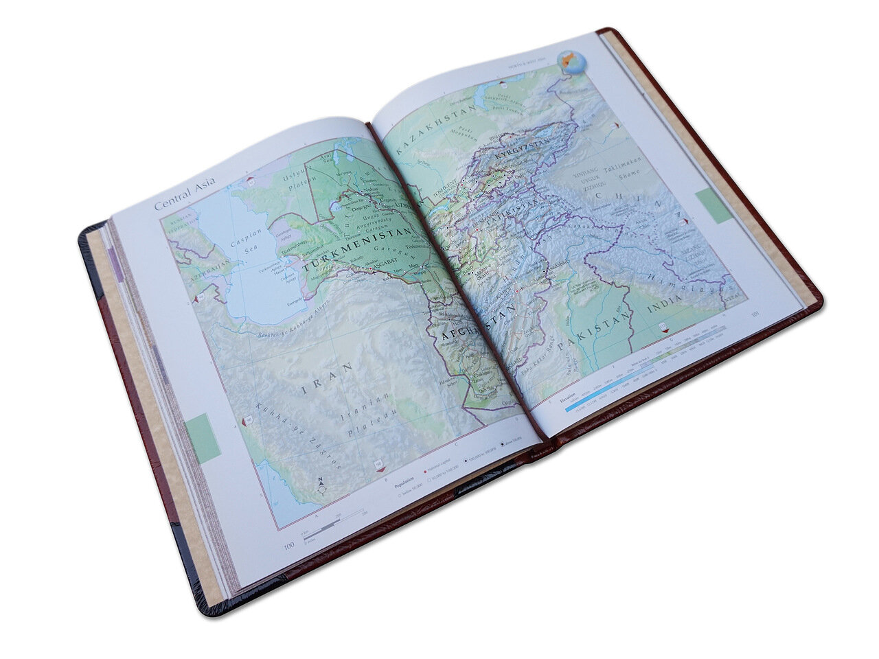 Gift book "World atlas" - купить в Москве | Мосподарок