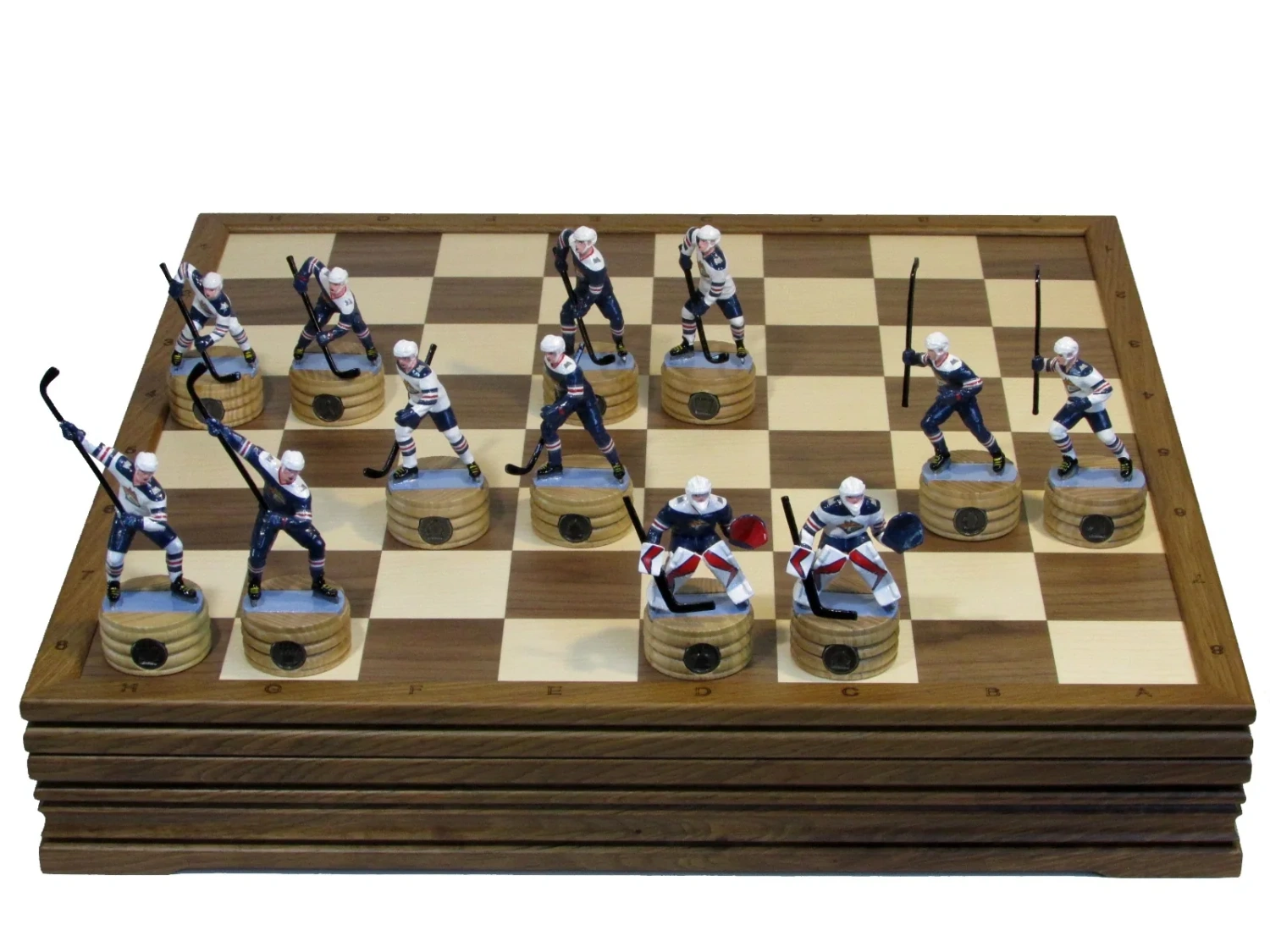 Шахматы коллекционные «Хоккей - Металлург» - артикул: 120-58.MTG | Мосподарок 