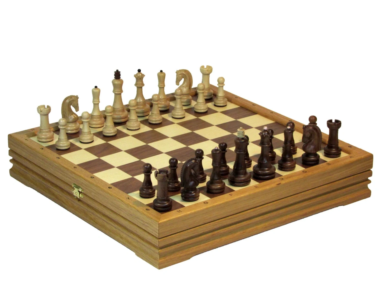 Шахматы "Классические" малые деревянные утяжеленные (высота короля 2,75) - артикул: 120-5356 | Мосподарок 