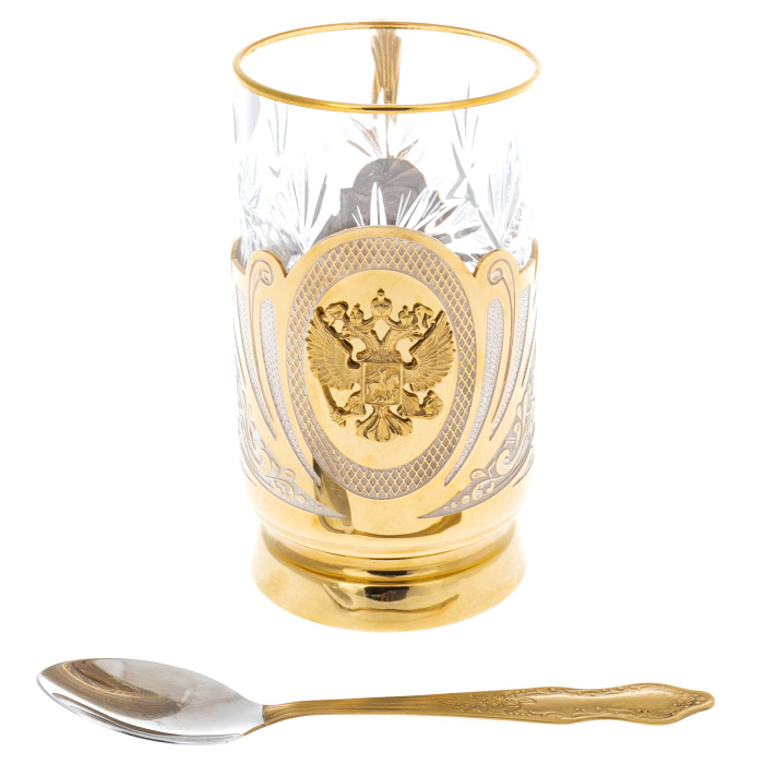 Подстаканник "РФ" на 1 персону, Златоуст - артикул: 301239 | Мосподарок 