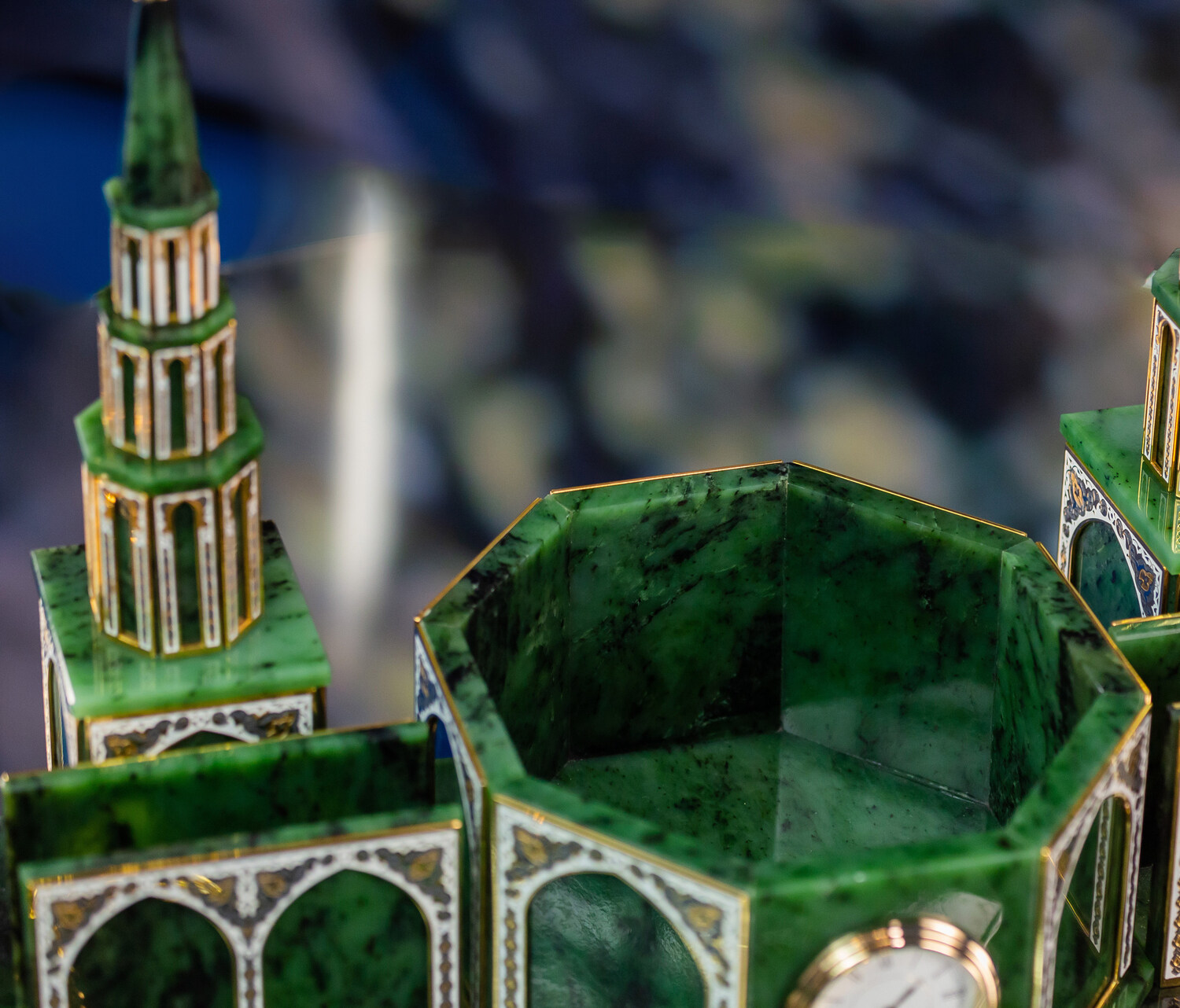 Настольный набор "Мечеть" из нефрита - артикул: 311597 | Мосподарок 
