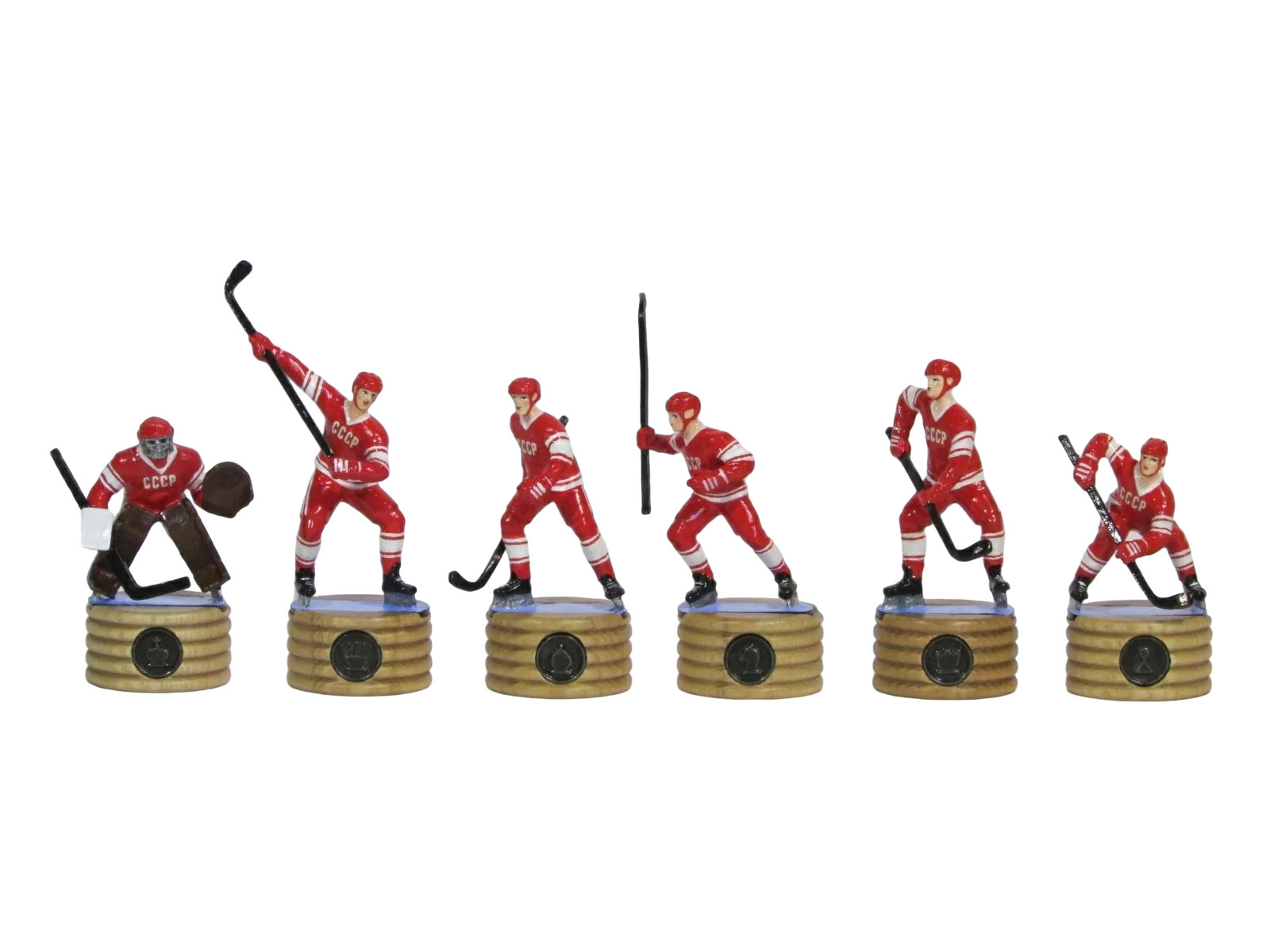 Шахматы «Хоккей - Золотая серия КАНАДА-СССР» - артикул: 120-58.USSR | Мосподарок 