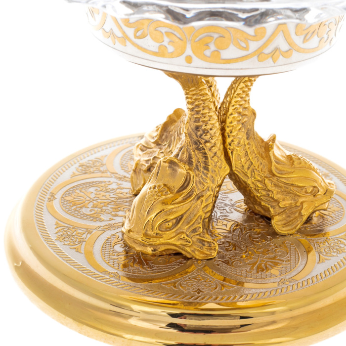 Икорница "На трех китах" Златоуст - артикул: 301283 | Мосподарок 