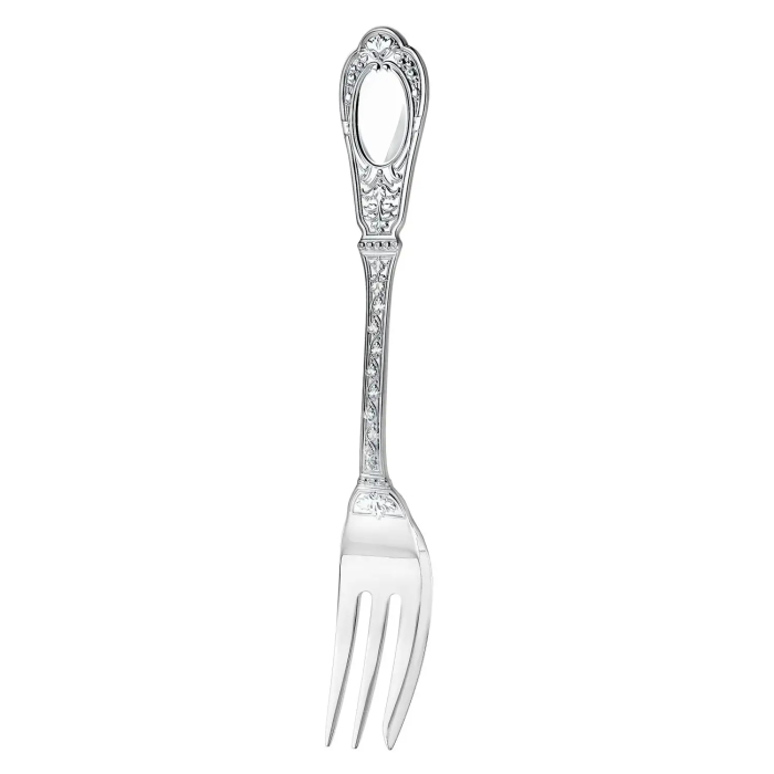 Набор серебряных вилок для торта "Фамильный" на 6 персон - артикул: AK01819 | Мосподарок 