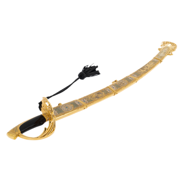 Сабля "За веру и верность" Златоуст - артикул: 301223 | Мосподарок 