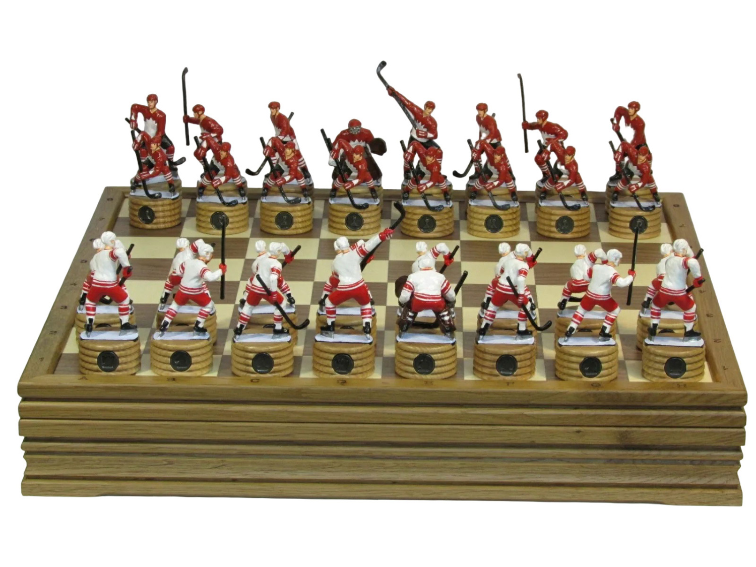Шахматы «Хоккей - Золотая серия КАНАДА-СССР» - артикул: 120-58.USSR | Мосподарок 