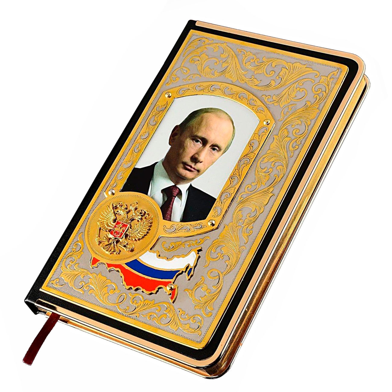 Кожаный ежедневник "Путин В.В." Златоуст - артикул: 300216 | Мосподарок 