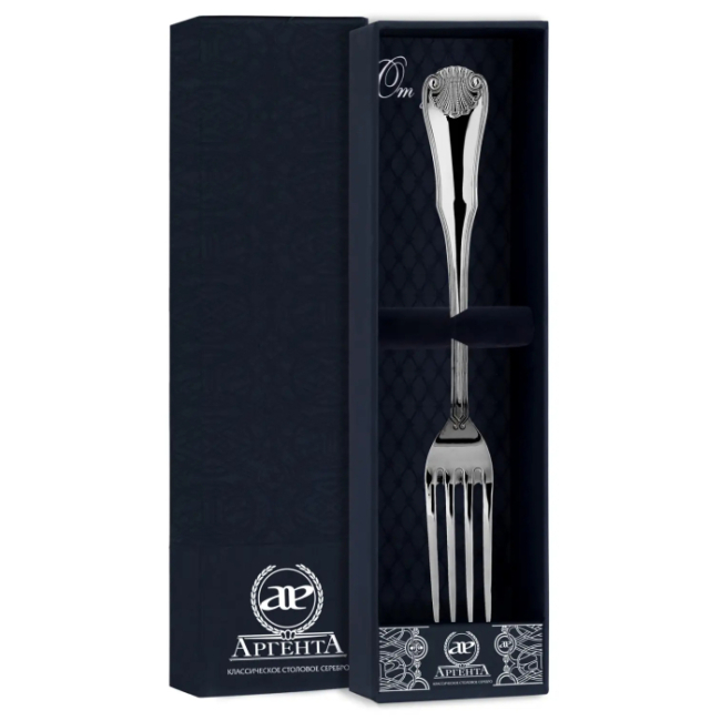 Вилка серебряная столовая "Визит" Вилка серебряная столовая "Визит"