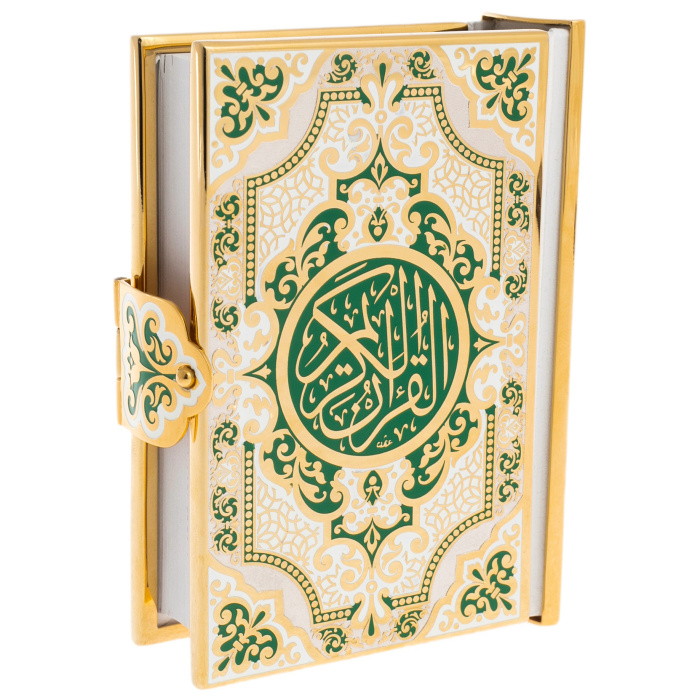 Коран малый "Наследие Ислама" зеленая эмаль, Златоуст - артикул: 301397 | Мосподарок 