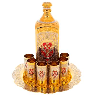 Набор для водки "ФСБ" на 6 персон - купить в Москве | Мосподарок