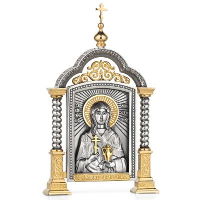 Парадная серебряная икона «Святая Анастасия»