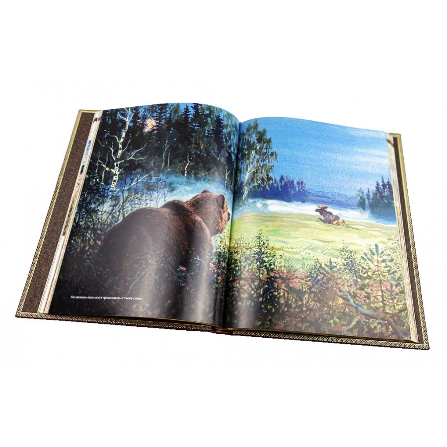 Подарочная книга "Охота на медведя" - артикул: 121240 - стоимость: 22 500 руб. Подарочная книга "Охота на медведя" - артикул: 121240 | Мосподарок