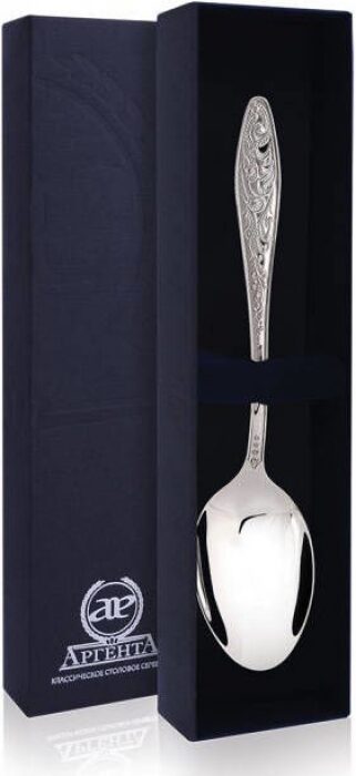 Серебряная десертная ложка "Морозко" - артикул: AK01322 - стоимость: 15 000 руб. Серебряная десертная ложка "Морозко" - артикул: AK01322 | Мосподарок