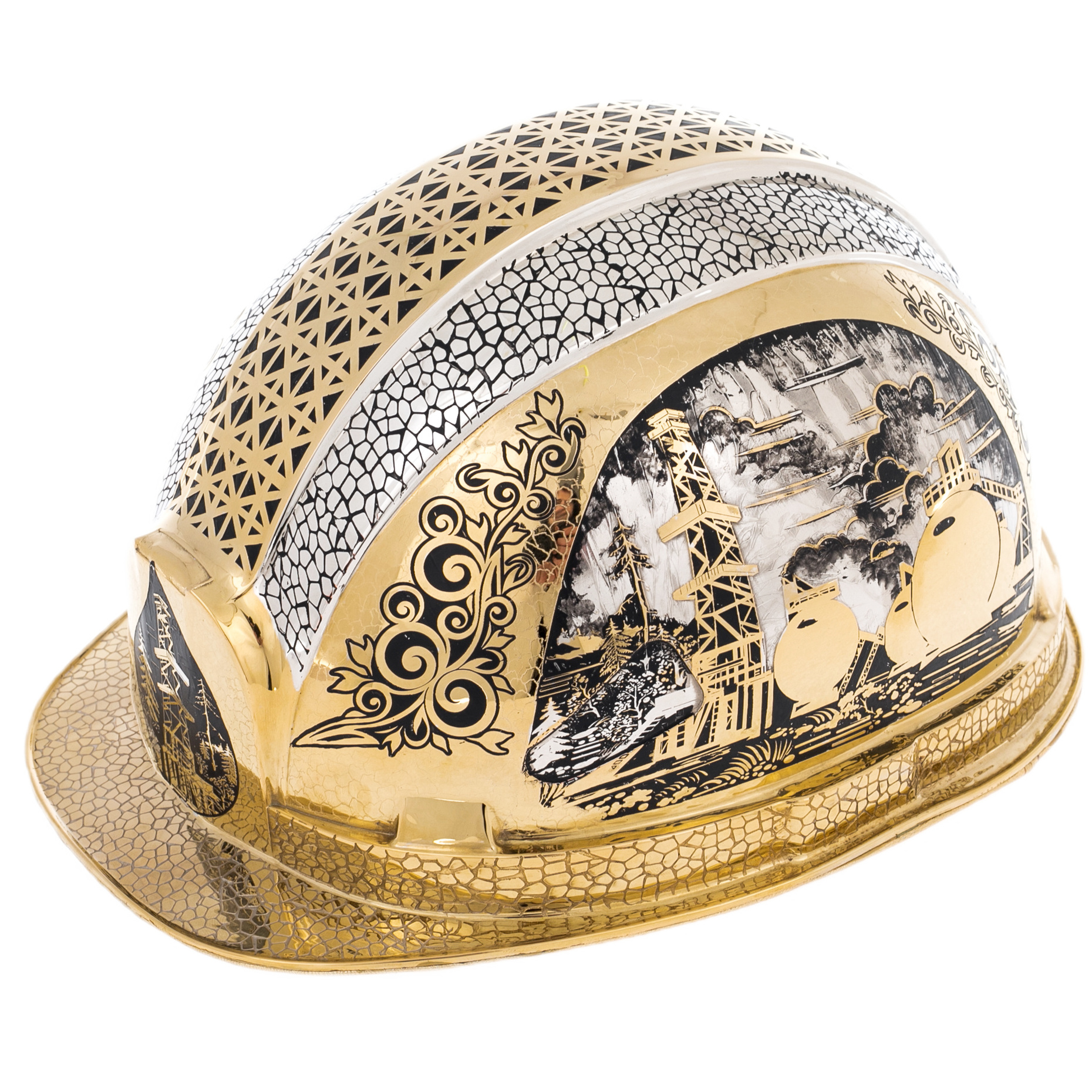 Золотая каска «Нефтяник» Златоуст - артикул: 300245 | Мосподарок 