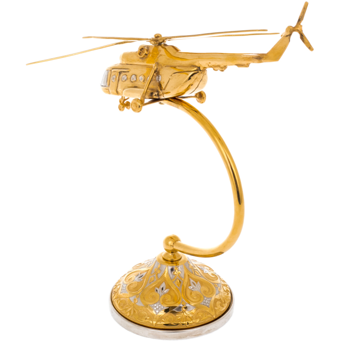 Сувенир "Вертолет" Златоуст - артикул: 301159 | Мосподарок 